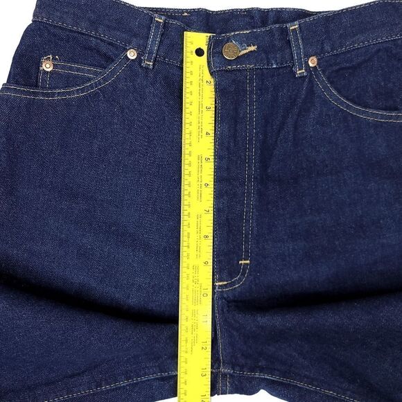 Vintage USA Lee Mom Jeans Womens 14 Petite (30x28) Blue Union Made Western Rodeo - Picture 6 of 8